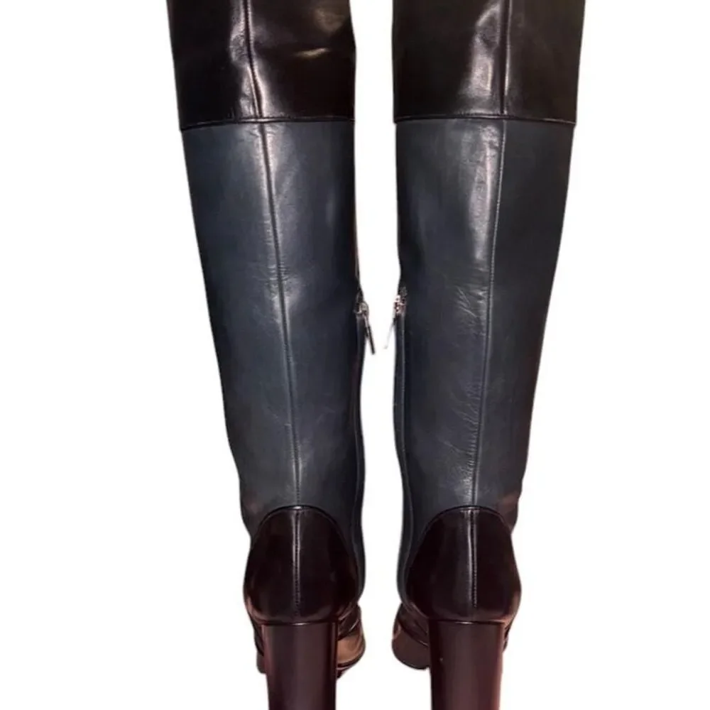 Vintage 2002 Louis Vuitton Marc Jacobs Era Colorblock Patchwork boots 5